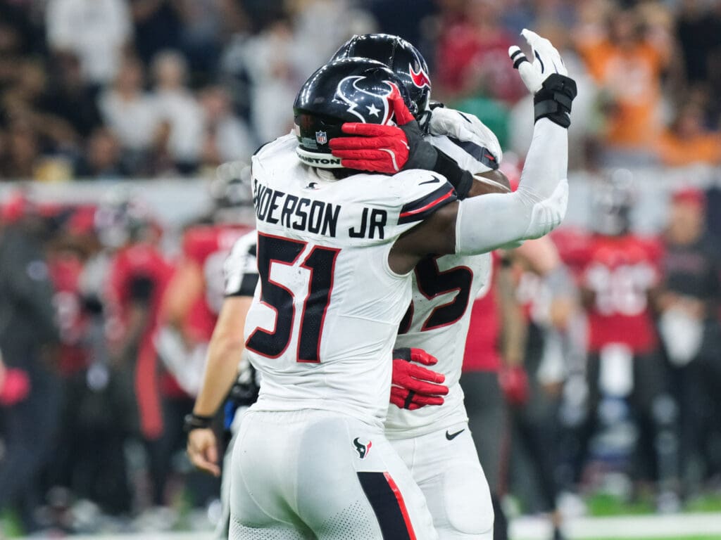Houston Texans defensive end Will Anderson Jr. loves the big pressure moments. (Photo by F. Carter Smith)