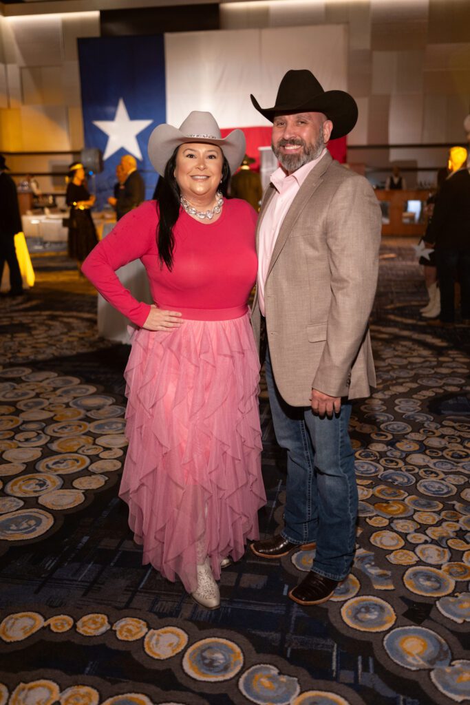 Vicki Luna, Heracio Lerma at the Houston Cattle Baron's Ball. (Photo by Daniel Ortiz)