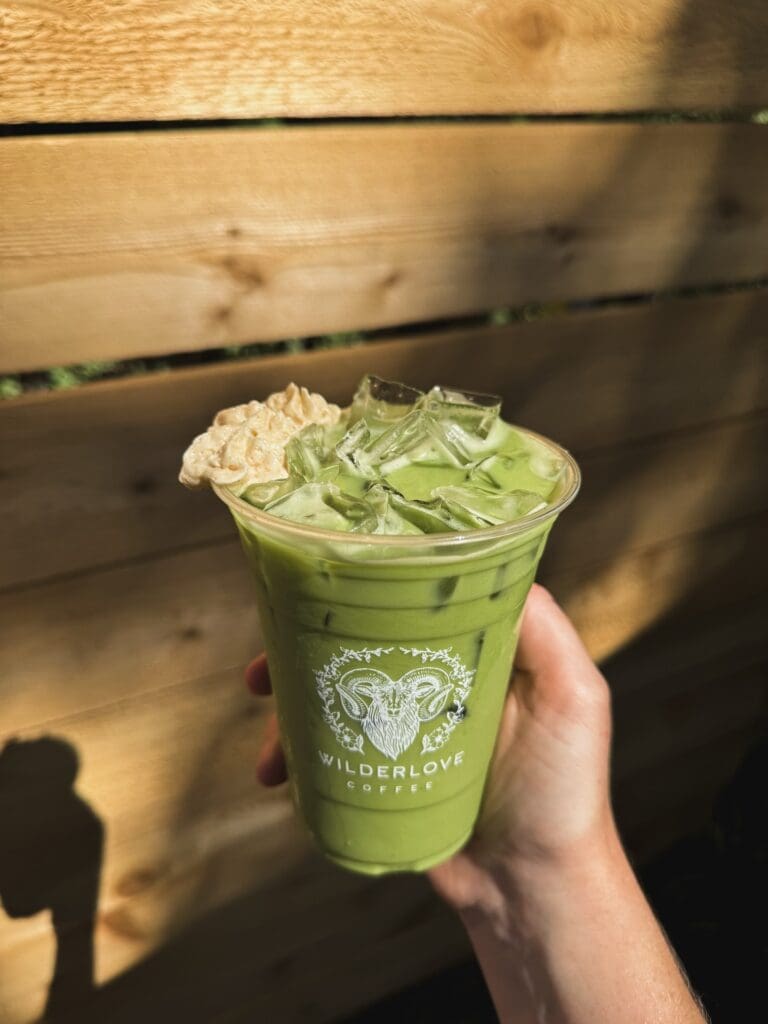 Wilderlove Coffee How bout them apples matcha