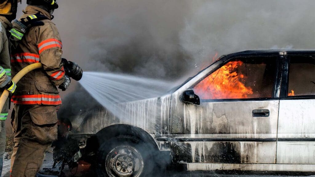Car fires spread quickly, often leaving little time to escape.