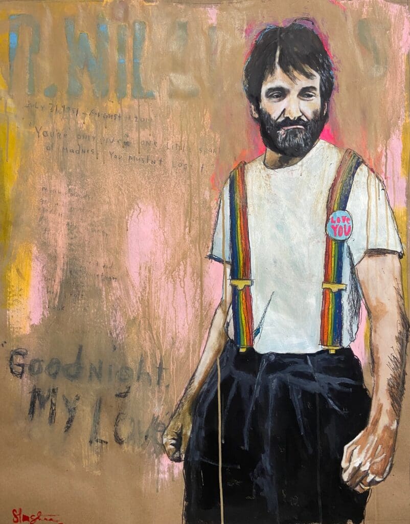 Tra Slaughter captures the light Robin Williams brought and the shadows he carried. (Photo courtesy Tra Slaughter)