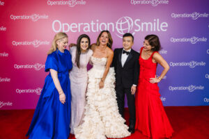 1 Gala Co founders Viet Hoang and Sneha Merchnat with Co-chairs Stacey Lindseth and April Mcgee with Brooke Burke (Photo by John Tran Photography)