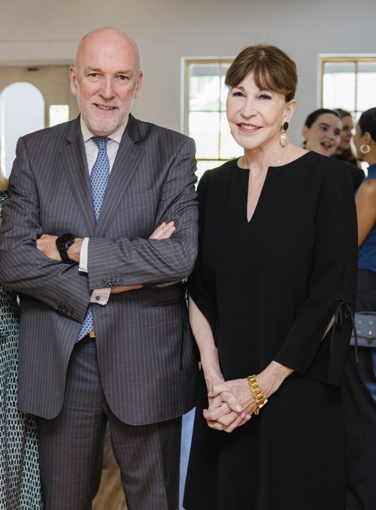 Ignacio Torras, Shelby Hodge at the BCN Taste & Tradition luncheon announcing The Hope and Opportunity charitable dinners. (Photo by Johnny Than)