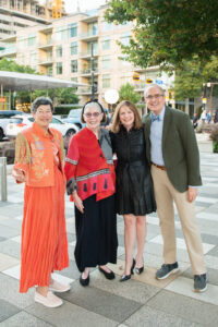 Lyda Hill, Mary Jalonick, Monica & Brent Christopher (Photo by Tamytha Cameron)