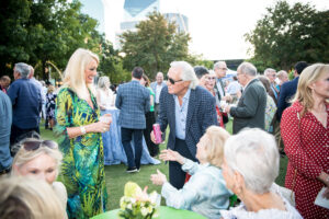 Myrna & Bob Schlegel, Margot Perot (Photo by Tamytha Cameron)