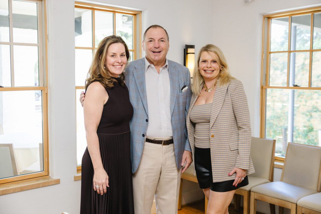 Jennifer Gaines, Texas Children's director of principal gifts, philanthropists Valerie & Tracy Dieterich at the BCN Taste & Tradition luncheon (Photo by Johnny Than)