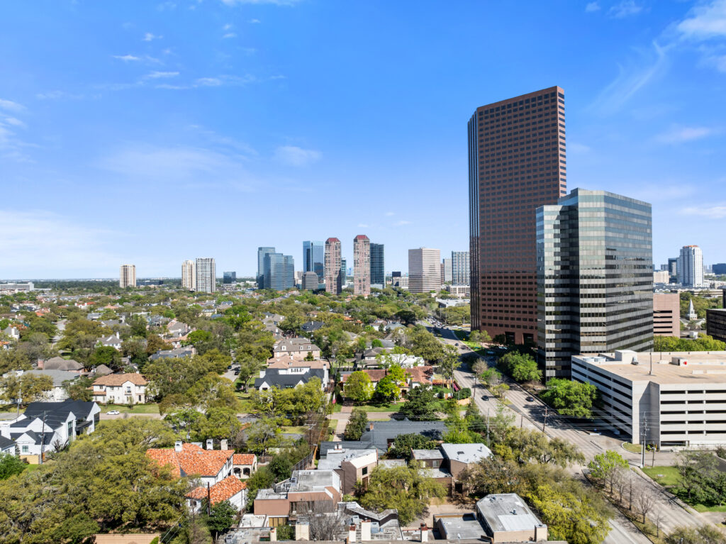 Penthouse views from The Hawthorne.