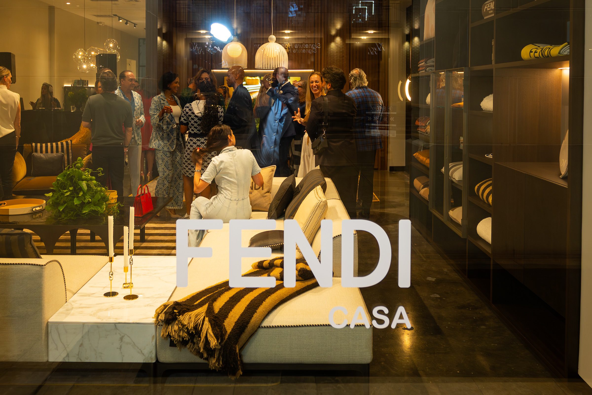 CAM Studio celebrated the arrival of FENDI Casa in a 1,000 square foot shop within a shop. (Photo by Shane Dante)
