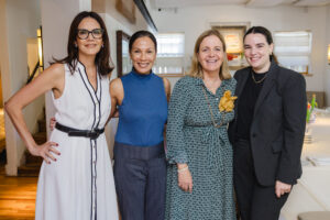 3-Lorna Ortiz ;Paula DesRoches; Isabel Torras; Carmen Lombana (Photo by Johnny Than)