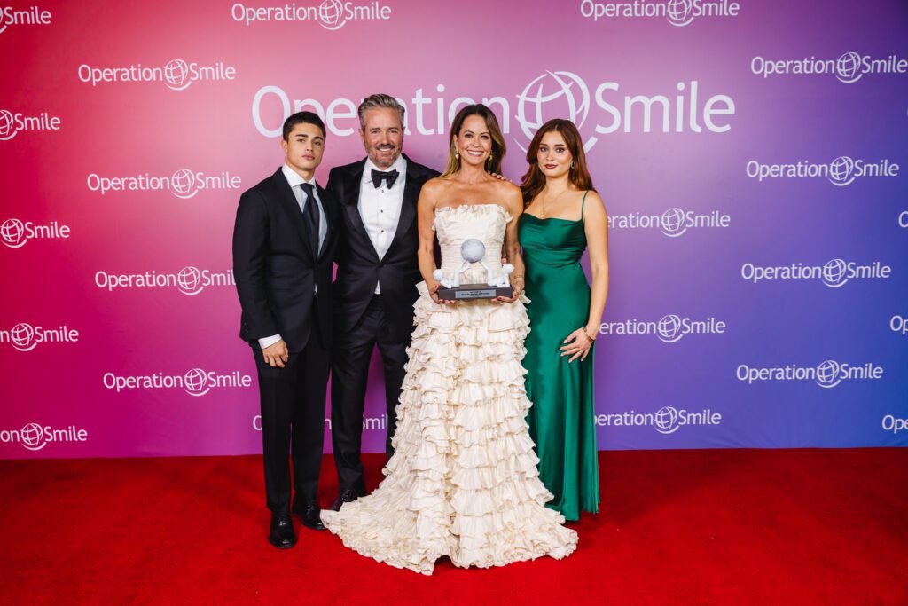 Shaya Charvet, Scott Rigsby, Brooke Burke, Sierra Skye Fisher at the Operation Smile gala. (Photo by Johnny Than Photography)