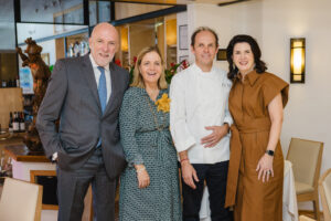 9-Ignacio and Isabel Torras; Chef Luis Roger; Virginia Tomlinson (Photo by Johnny Than)