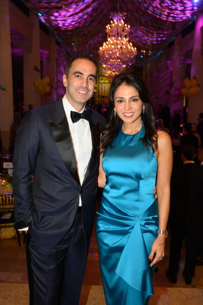 Amir Davoody, Rana Mehr at the Children's Museum  Houston 'Prom Night' gala (Photo by Alexander's Fine Portrait Design)