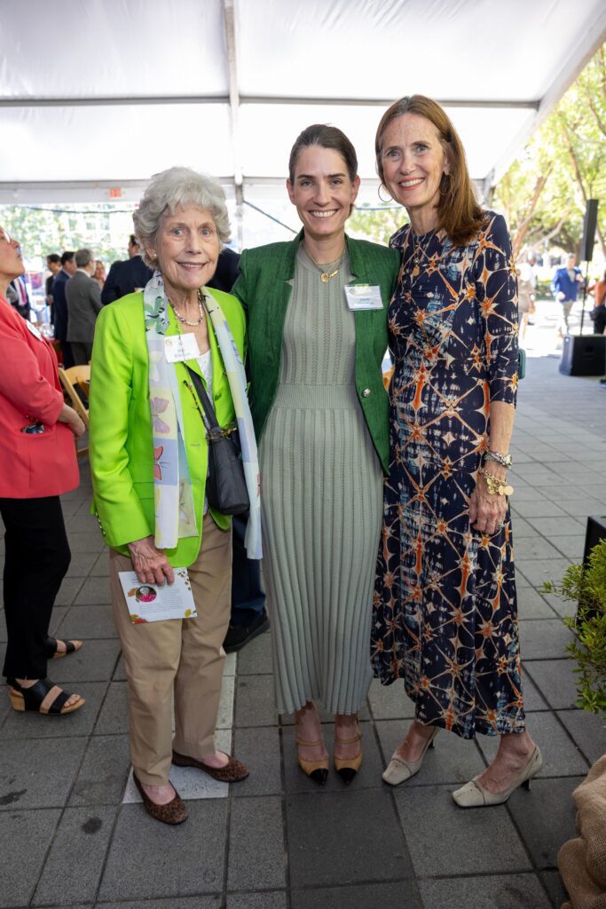 Beth Robertson, Laura Chapman, City Council member Sallie Alcorn at the Houston Parks Board annual luncheon (Photo by Jenny Antill, Courtesy of Houston Parks Board)