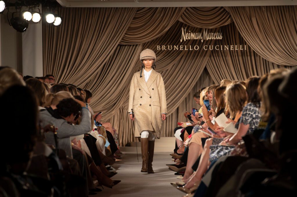 An equestrian look from Brunello Cucinelli (Photo by Tamytha Cameron)