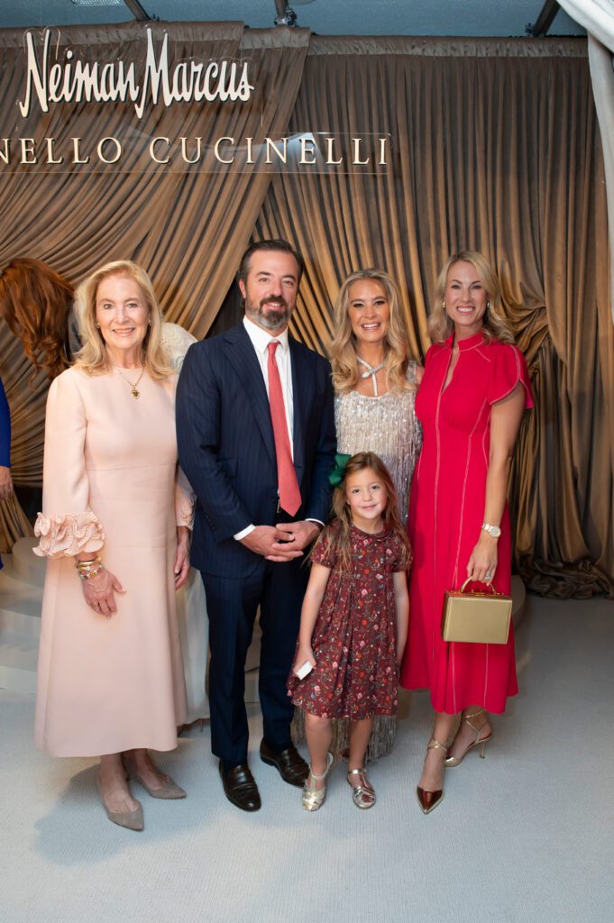 Peggy Sewell, William Atkinson, Jacquelin Sewell Atkinson, Josie Sewell, Henrietta Atkinson (front) (Photo by Tamytha Cameron)