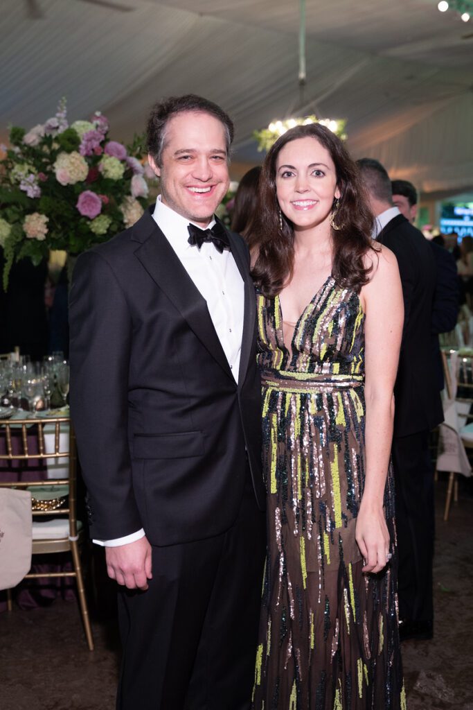 Brooks & Carina Antweil at the Houston Zoo 'Enchanted Forest' gala (Photo by Daniel Ortiz for Houston Zoo)