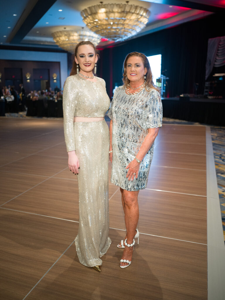Chelsea Collmer, Laurie Sanders at the Ronald McDonald House Charities 'Boo Ball' (Photo by Daniel Ortiz)