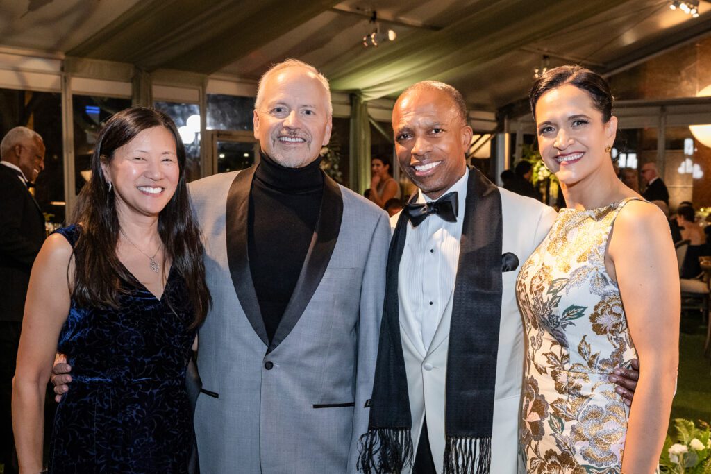 Claire Liu, Patrick Summers, Astley Blair, Khori Dastoor at the Houston Grand Opera Opening Night Gala (Photo by Emily Jaschke)