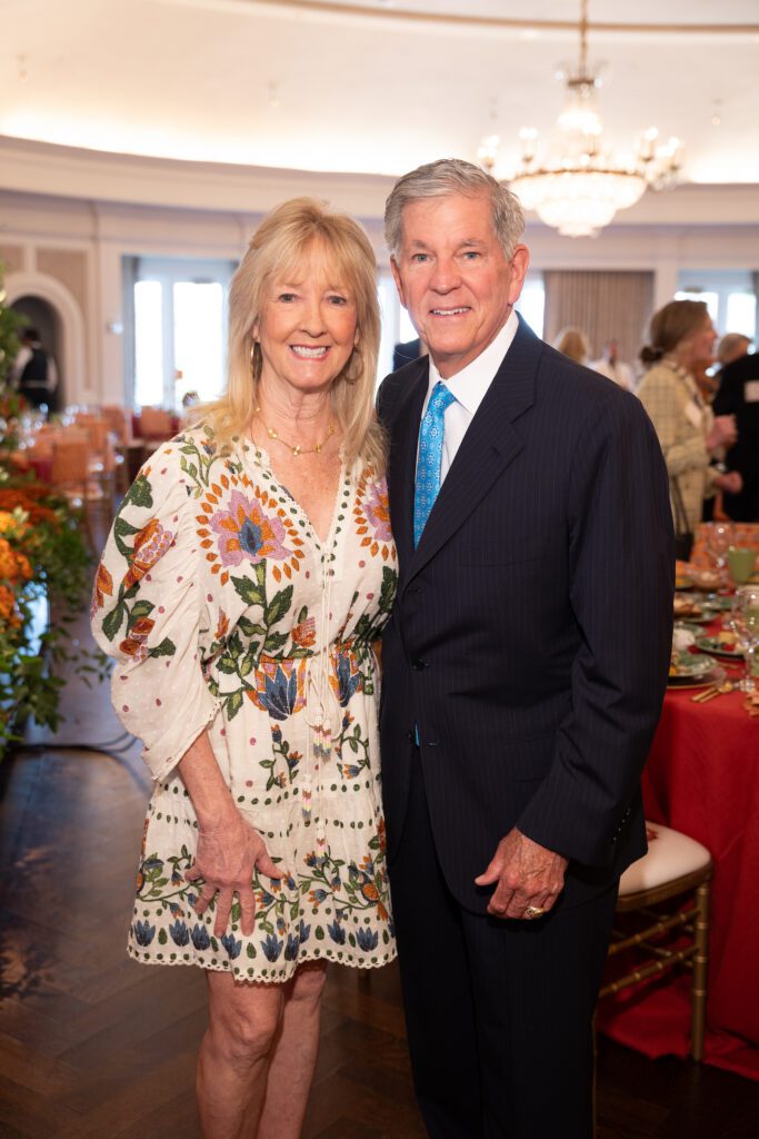 Co-chairs Mary and John Eads at Houston Botanic Garden's 2025 Luncheon: Building Branches (Photo by Daniel Ortiz)