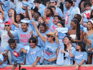 The University of Houston Cougars Big XII conference champions and Final Four finalist were honored in a ring ceremony during the Houston Blue home football game versus against #11 rankled Texas Tech University, Saturday ,October 4, 2025 at TDECU Stadium