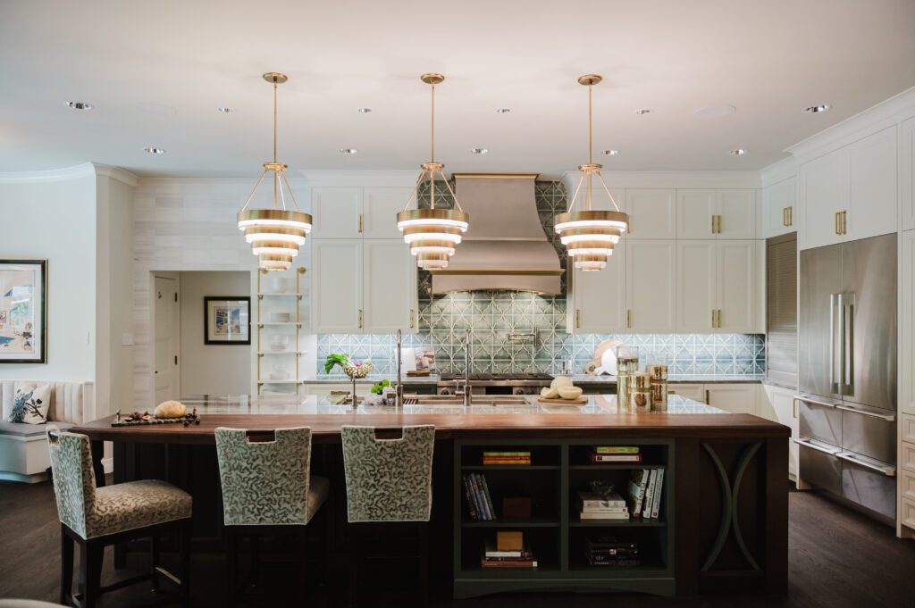 As the owners of Kitchen Design Concepts, the homeowners immersed themselves in every aspect of this thoughtful renovation of 6927 Delrose Drive.
