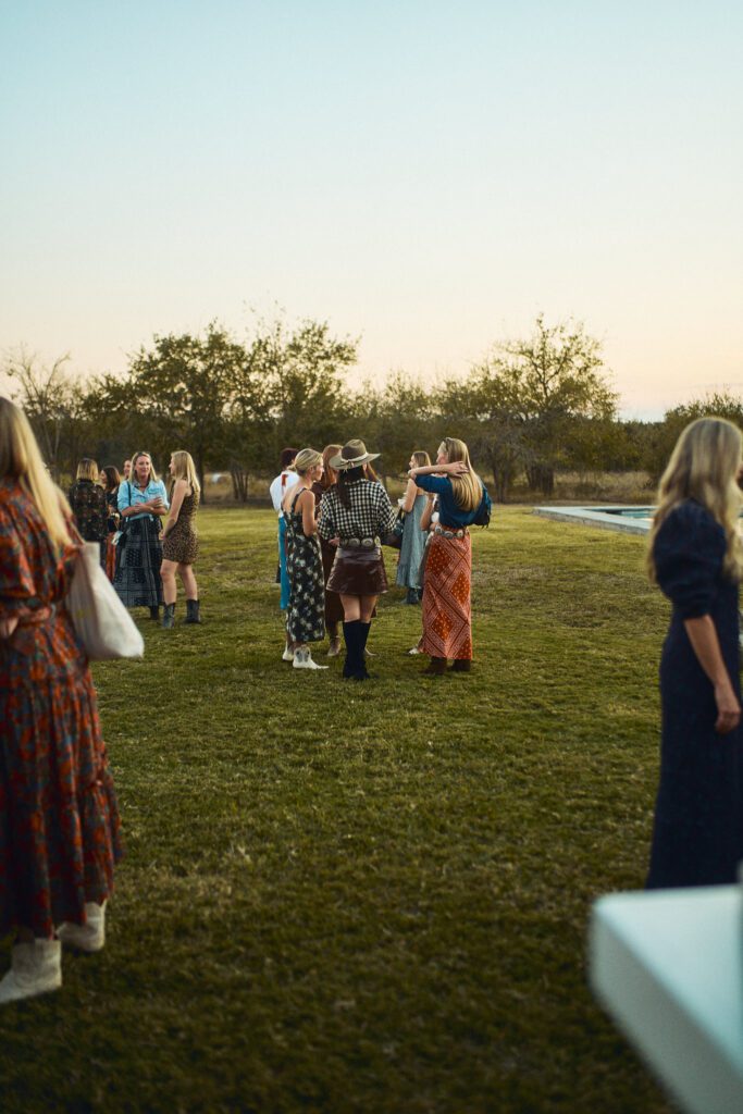 After winding up a narrow gravel road, the city slickers took their place in the wide open space. (Photo by Bailey Hart)