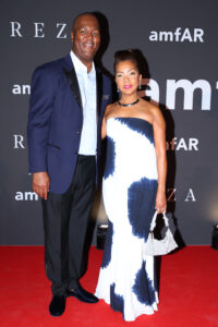 Dennis & Annika Cail (Photo by Ayisha Collins/Getty Images for amfAR)
