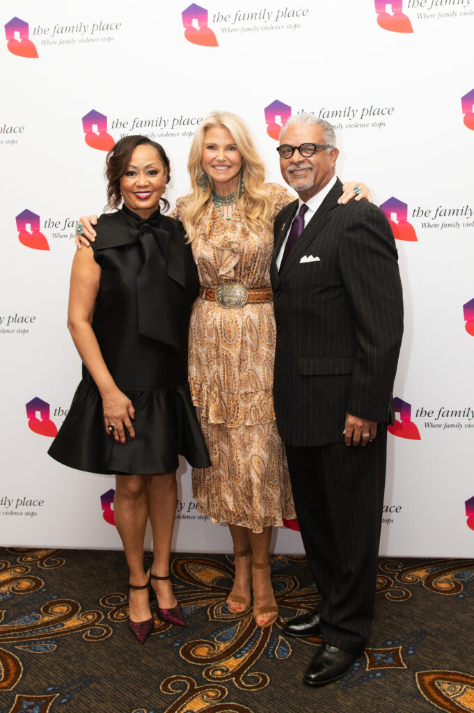 Effie Dennison, Christie Brinkley, Brian Dennison (Photo by Tamytha Cameron)