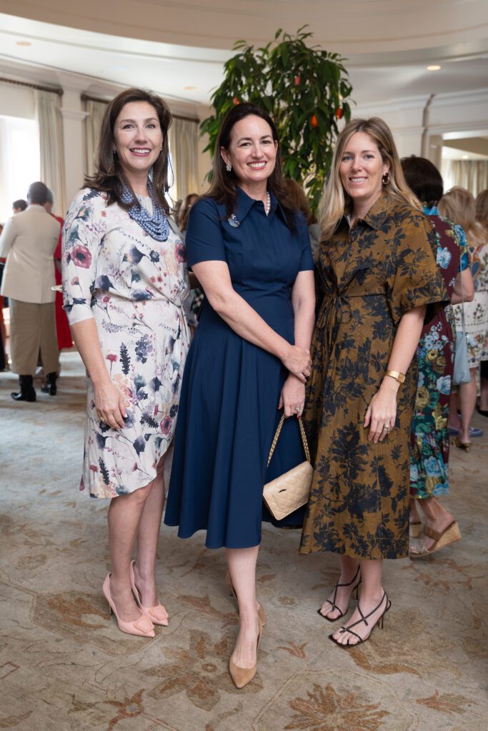 Elizabeth Chipman, Laura Doyle, Lucie Arnoldy at Houston Botanic Garden's 2025 Luncheon: Building Branches (Photo by Daniel Ortiz)