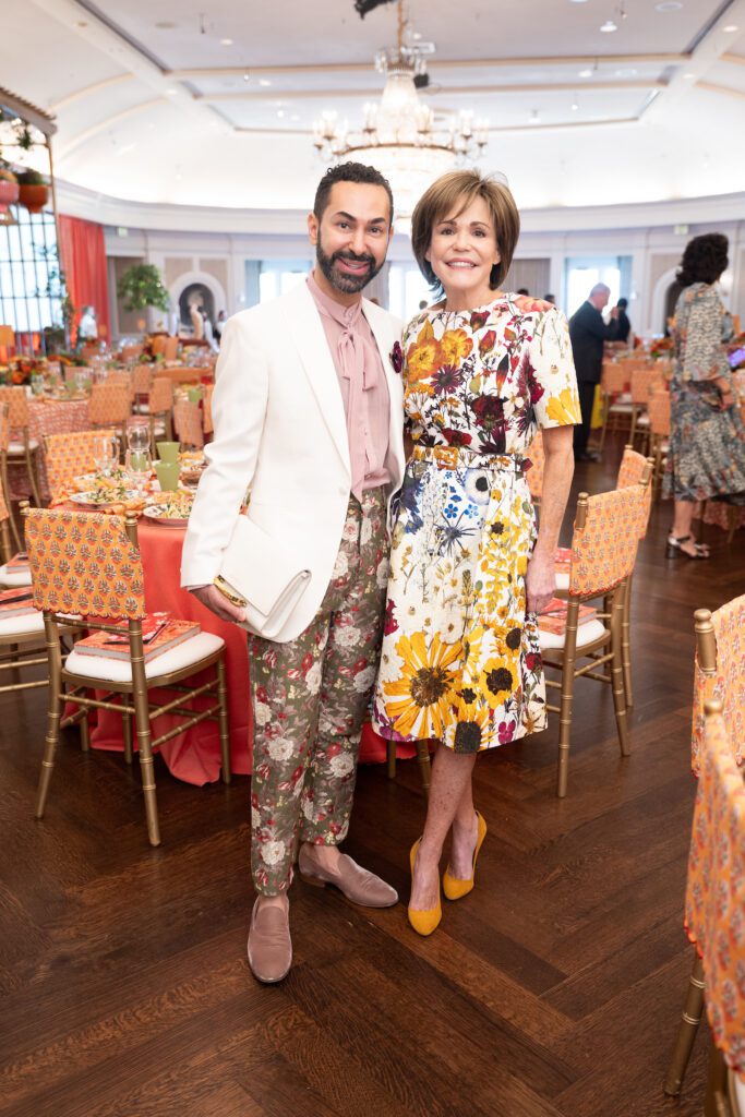 Fady Armanious, Hallie Vanderhider at Houston Botanic Garden's 2025 Luncheon: Building Branches (Photo by Daniel Ortiz)