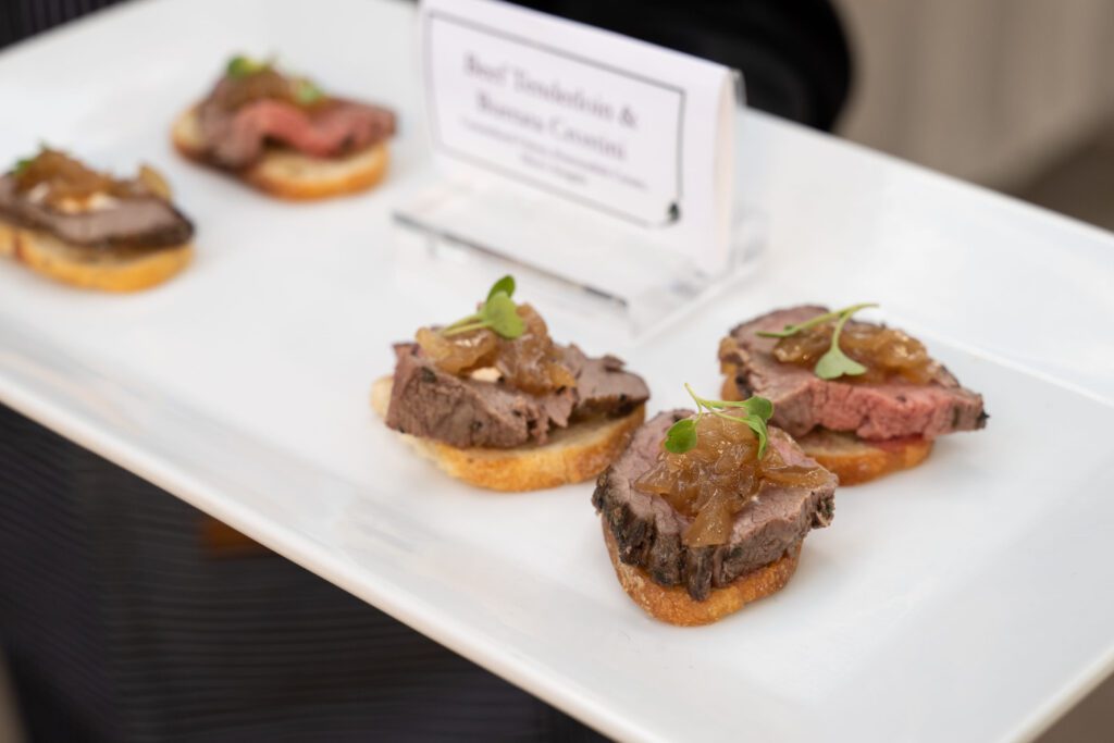 Tasty Bites at the Framebridge + PaperCity party (Photo by George Fiala)