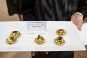 Tasty Bites at the Framebridge + PaperCity party (Photo by George Fiala)