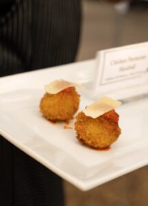 Tasty Bites at the Framebridge + PaperCity party (Photo by George Fiala)