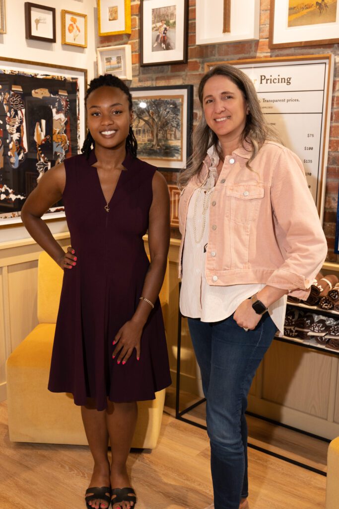 Lauryn Sample, April Henegar (Photo by George Fiala)