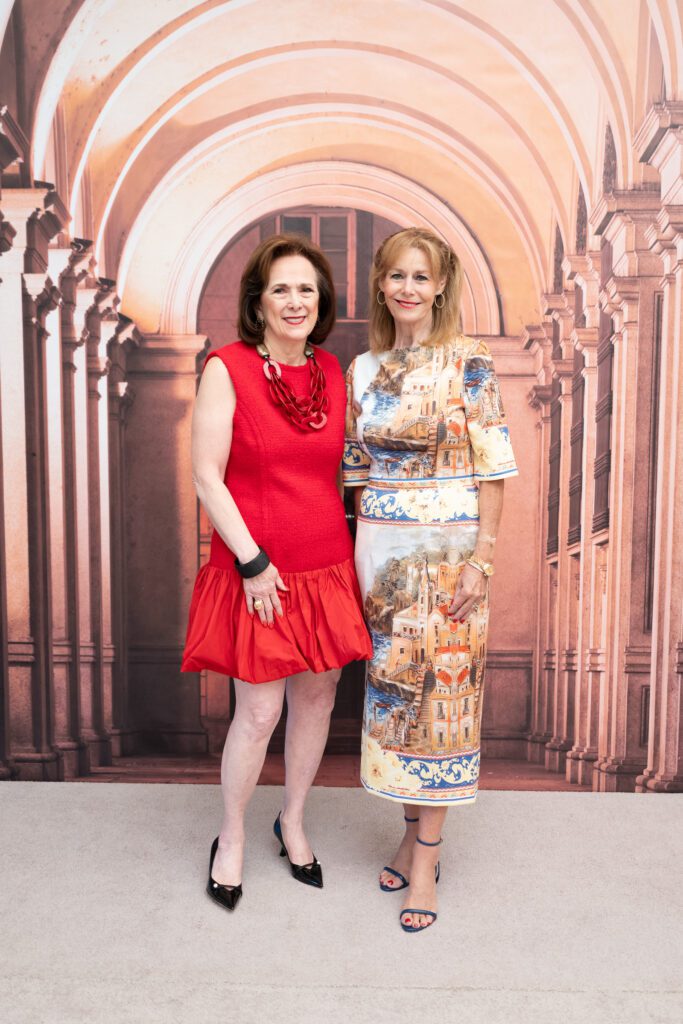 Chairs Franelle Rogers and Cheryl Byington make the scene at the Italian Cultural & Community Center luncheon. (Photo by Daniel Ortiz)