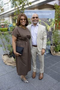 Gina and Domingo Barrios (Photo by Jenny Antill, Courtesy of Houston Parks Board)