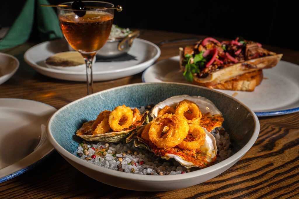 Now open at the recently renovated The Highland hotel in the Park Cities, The Reserve took over the former Knife restaurant space. (Photo by Darah Hubbard Photography)