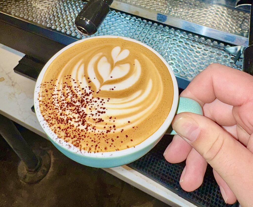 Find an array of seasonal lattes. (Courtesy Branch & Bean Coffee and Roastery)