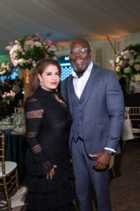 Irma Brindis and Patrick Ashioufu (Photo by Daniel Ortiz for Houston Zoo)