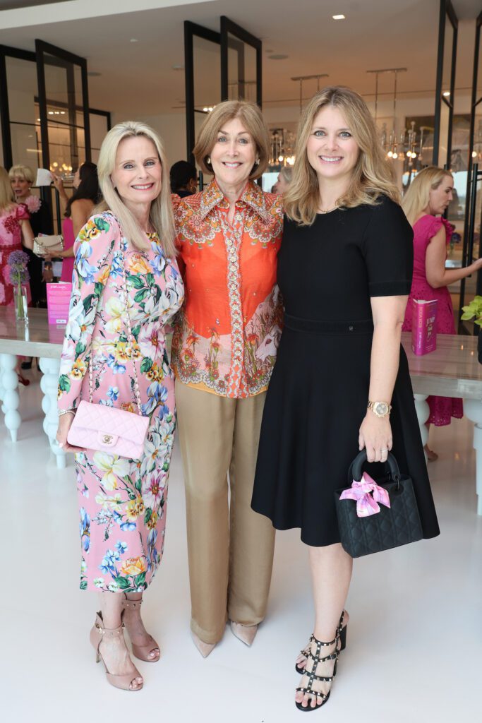 Jo Lynn Falgout, Karen Winston, Chrisitine Gutknecht at the Razzle Dazzle Luncheon (Photo by Priscilla Dickson)