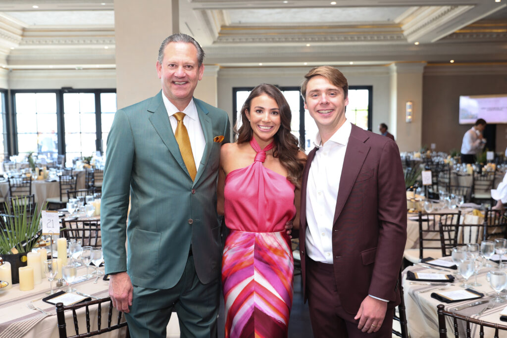 Kevin Metocha, Kirby Metocha Edmunds & Chase Edmunds during the PetSet Le Brunch at Le Tesserae (Photo by Priscilla Dickson)