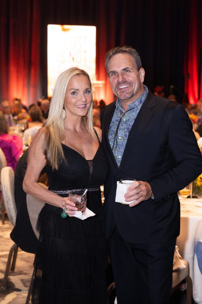 Krin Wells, Duke Ensell at the Texas EquuSearch evening (Photo by Wilson Parish)