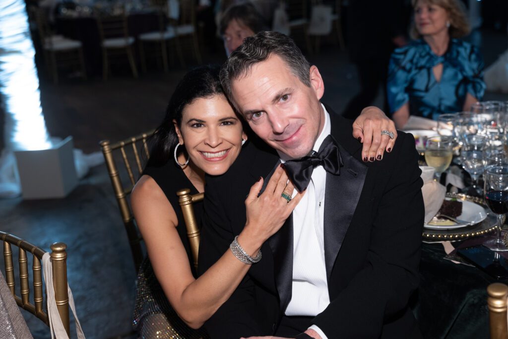 Kristy & Chris Bradshaw at the Houston Zoo 'Enchanted Forest' gala (Photo by Daniel Ortiz for Houston Zoo)