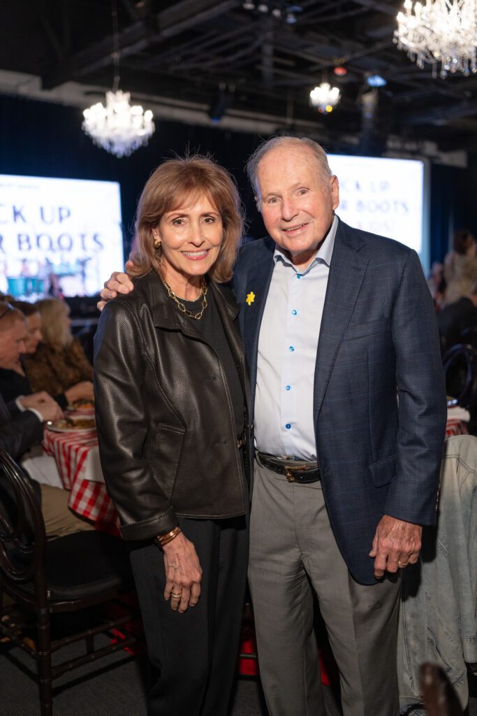 Laura Moore & Don Sanders at the Dec My Room 'Kick Up Your Boots for Kids' fundraiser  (Photo by Daniel Ortiz)