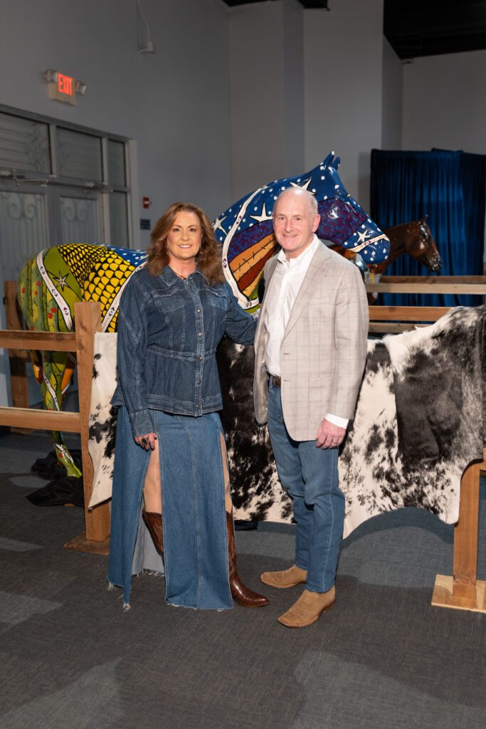 Laurie & Bret Sanders at the Dec My Room 'Kick Up Your Boots for Kids' fundraiser  (Photo by Daniel Ortiz)