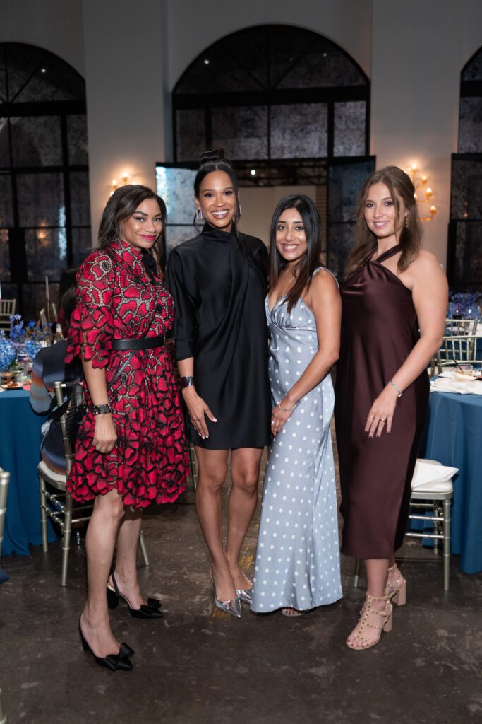 Leah Williams, Mia Gradney, Mow Rahman, Dani Kattan at Rendezvous With Dress for Success (Photo by Daniel Ortiz)