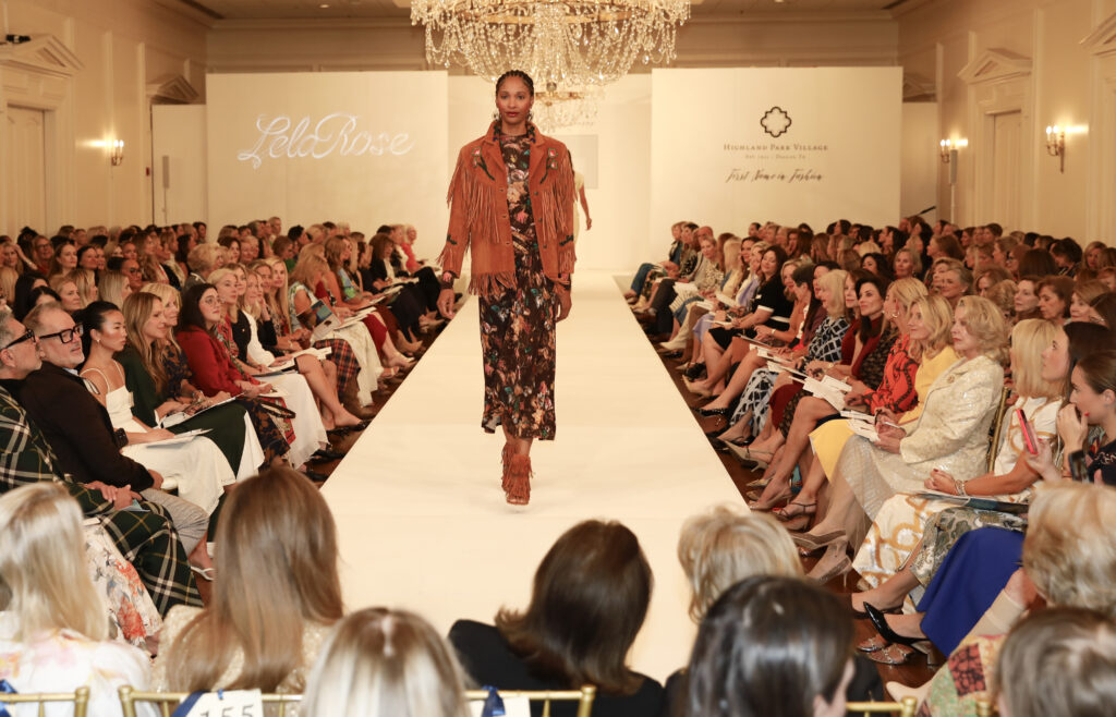 A Lela Rose runway look (Photo by Melissa Macatee)