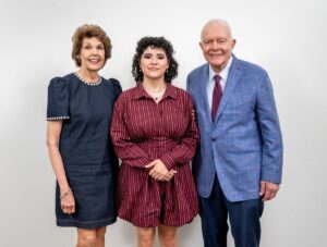 Lilly Andress, Gabriela, Thurmon Andress; Photo Credit Texas Children’s Hospital