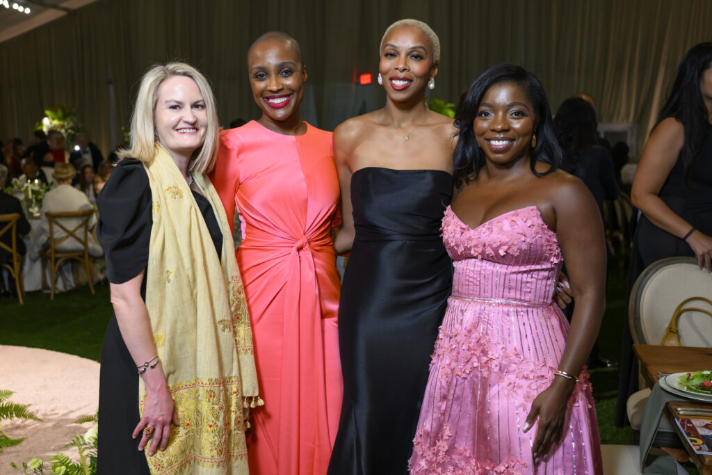 Lori Harrington, Alecia Harris, Melanie Smith, Zoe Cadore at the Houston Grand Opera Opening Night Gala (Photo by Michelle Watson, CatchLightGroup.com)