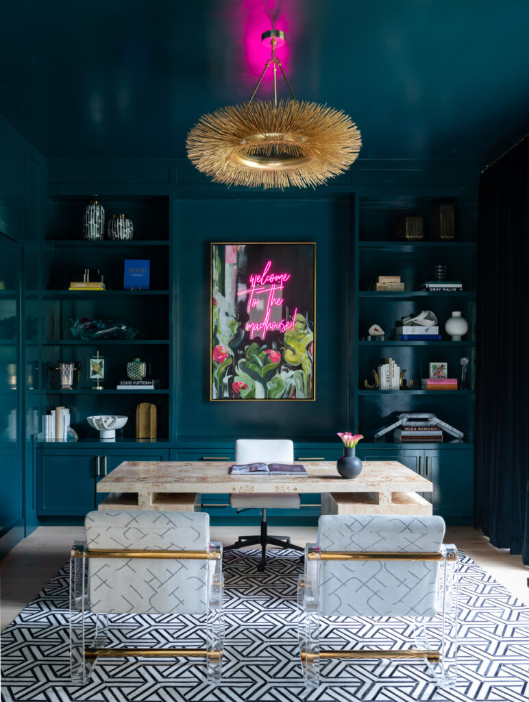 Treasured artworks by Sian Holsapple (a Lakewood local) and Leah Michelle add a personal and vibrant layer to this thoughtfully curated home.